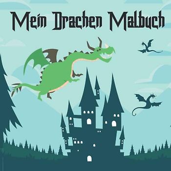Mein Drachen Malbuch: 50 einzigartige Drachen zum Ausmalen für Kinder ab 6+ Jahren.