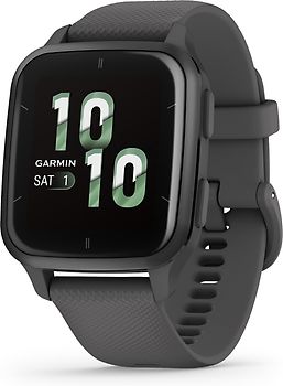 Garmin Venu Sq 2 40 mm gris avec bracelet en silicone gris