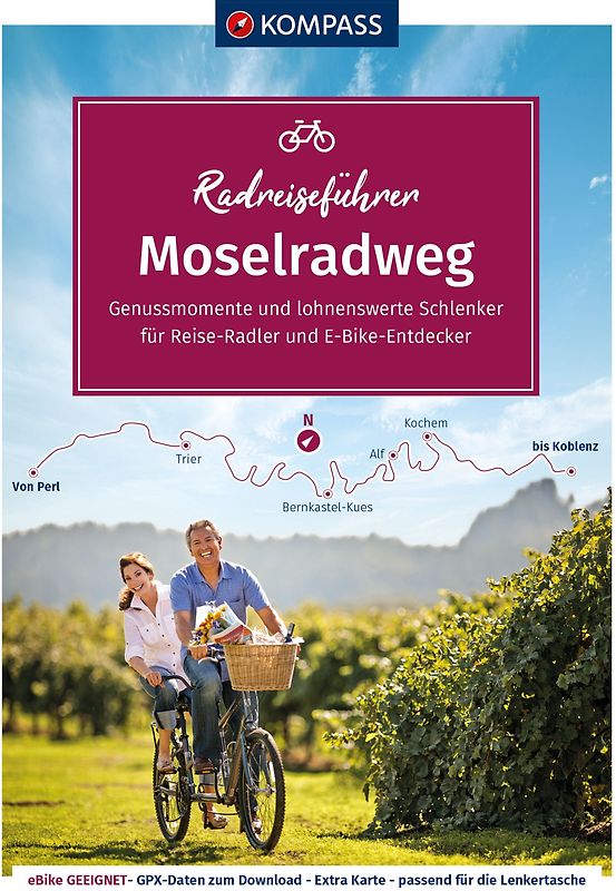 KOMPASS Radreiseführer Moselradweg
