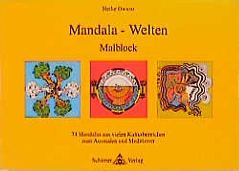Mandala-Welten. Malblock mit 74 Mandalas zum Ausmalen und Meditieren. Mit neuen Motiven
