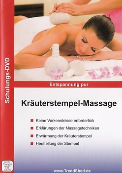Schulungs-DVD: Kräuterstempel-Massage - Entspannung pur DVD