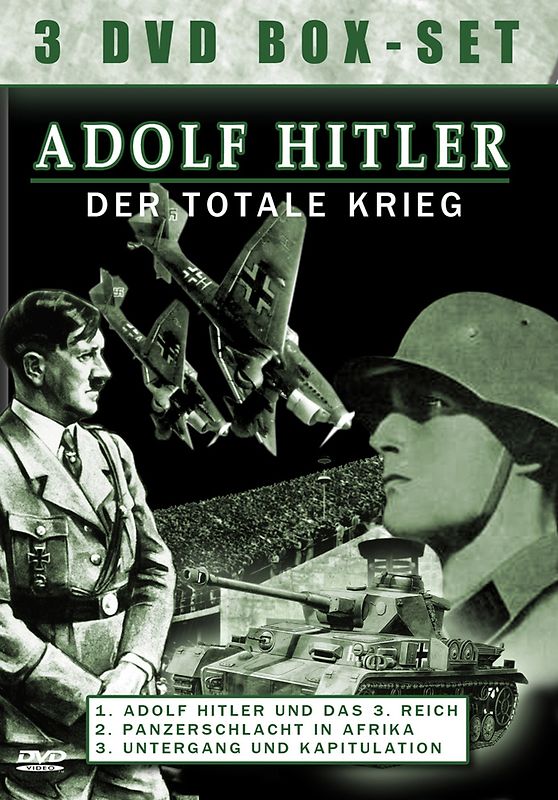 Adolf Hitler - Der totale Krieg (3 DVDs) DVD
