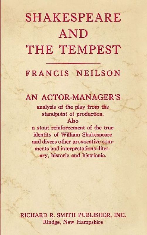 Shakespeare and the Tempest