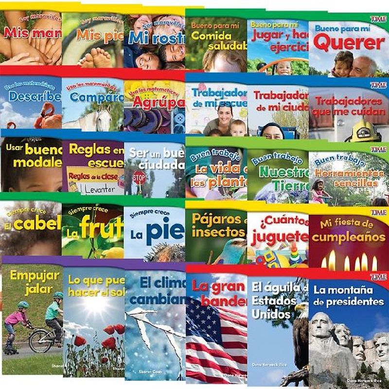 Time for Kids(r) Informational Text Grade K Spanish Readers 30-Book Set