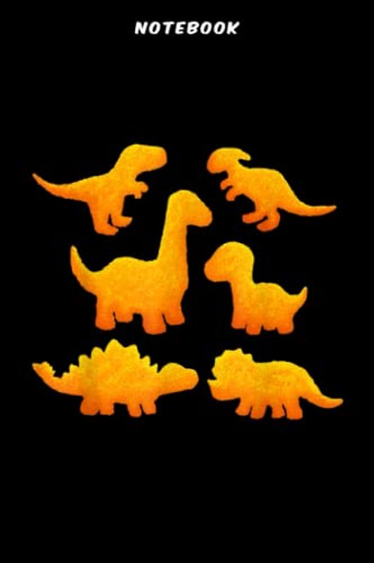 Notebook Fūnnÿ Chickēn Nūggēt Dinō Ārt Dinōsāūr Chickēn Nūggēt Lōvērs Prēttÿ: Gifts for Grandpa:6x9 in, over 100 pages / Lined Journal,Do It All,Organizer,Lesson,Tax,Stylish Paperback