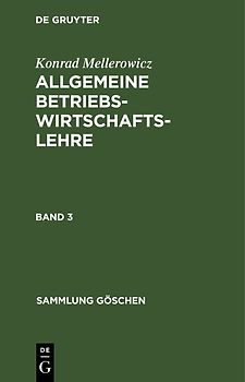 Allgemeine Betriebswirtschaftslehre