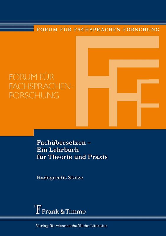 Fachübersetzen - Ein Lehrbuch für Theorie und Praxis