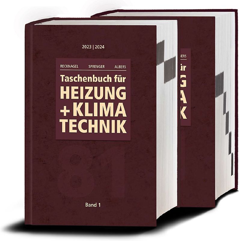 Recknagel - Taschenbuch für Heizung und Klimatechnik 81. Ausgabe 2023/2024 - Basisversion