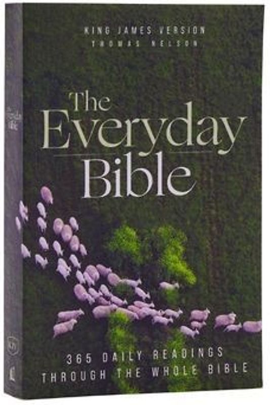 Kjv, the Everyday Bible, Paperback, Red Letter, Comfort Print