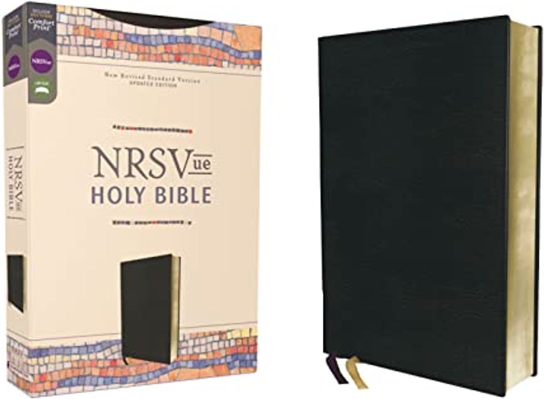 Nrsvue, Holy Bible, Leathersoft, Black, Comfort Print