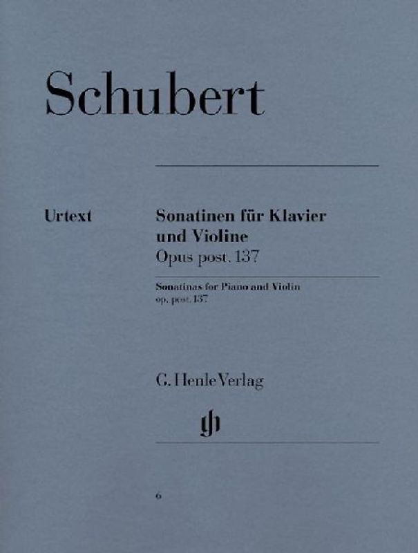 Sonatinen Op 137. Violine, Klavier - Schubert, Franz