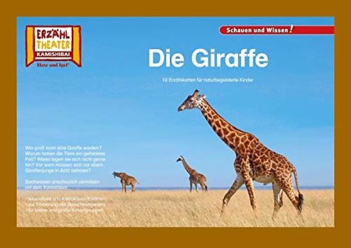 Kamishibai: Die Giraffe: 10 Fotobildkarten für das Erzähltheater