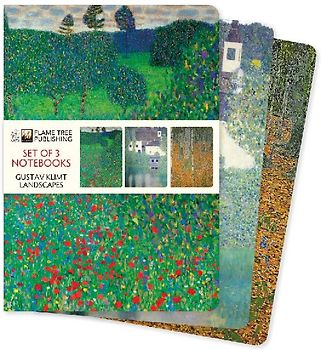 Gustav Klimt: Landscapes Set of 3 Standard Notebooks