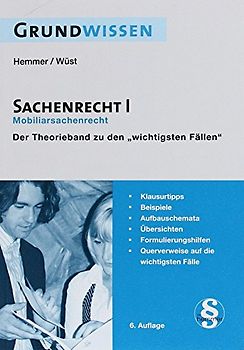 Grundwissen - Sachenrecht I