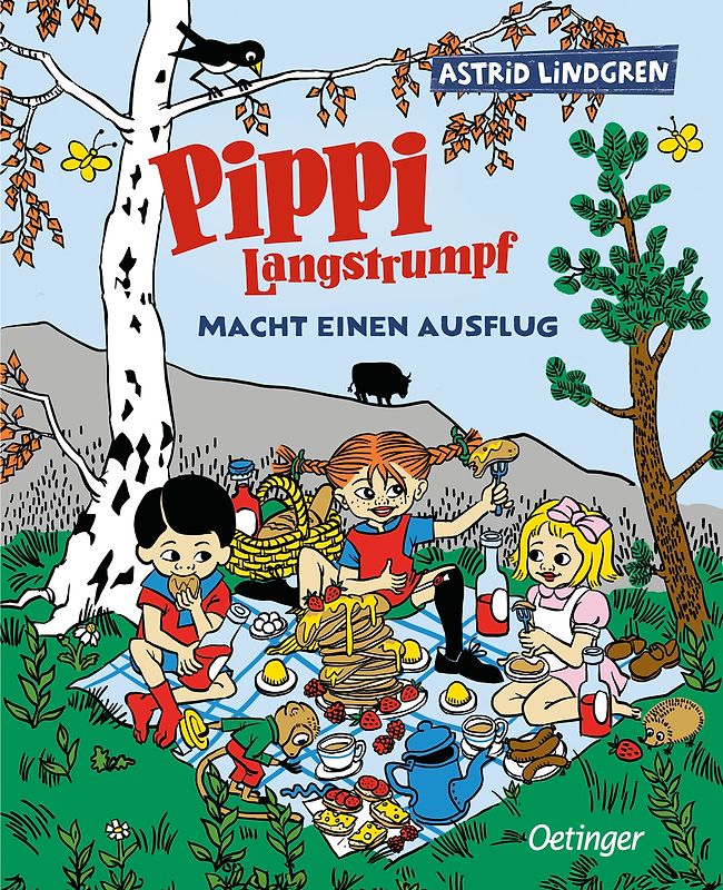 Pippi Langstrumpf macht einen Ausflug