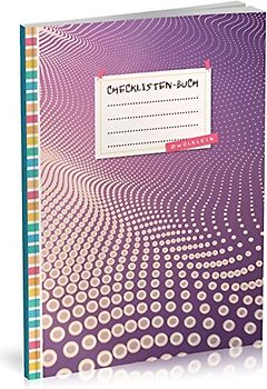 Checklisten-Buch: To Do Listen Planer | Ca. A5 Softcover | 70+ Seiten mit Titel, Datum & Register | Perfekt für Aufgaben zum Abhaken, Bucket Listen, Reiseplaner uvm. | Motiv „Geometrisch“