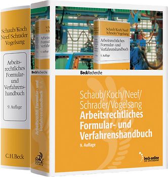 Arbeitsrechtliches Formular- und Verfahrenshandbuch