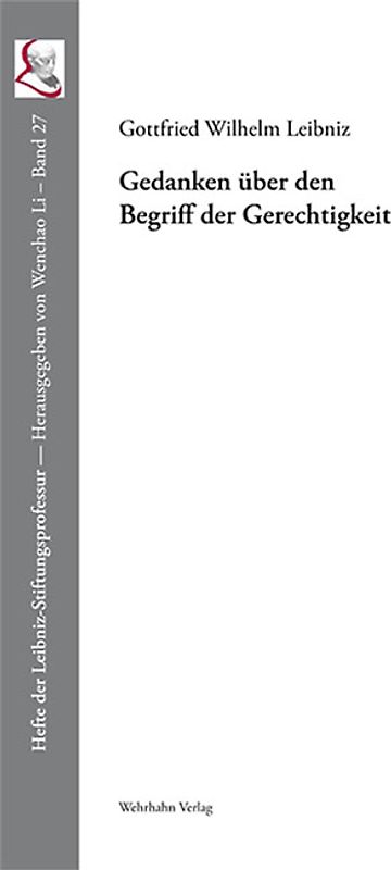 Gedanken über den Begriff der Gerechtigkeit