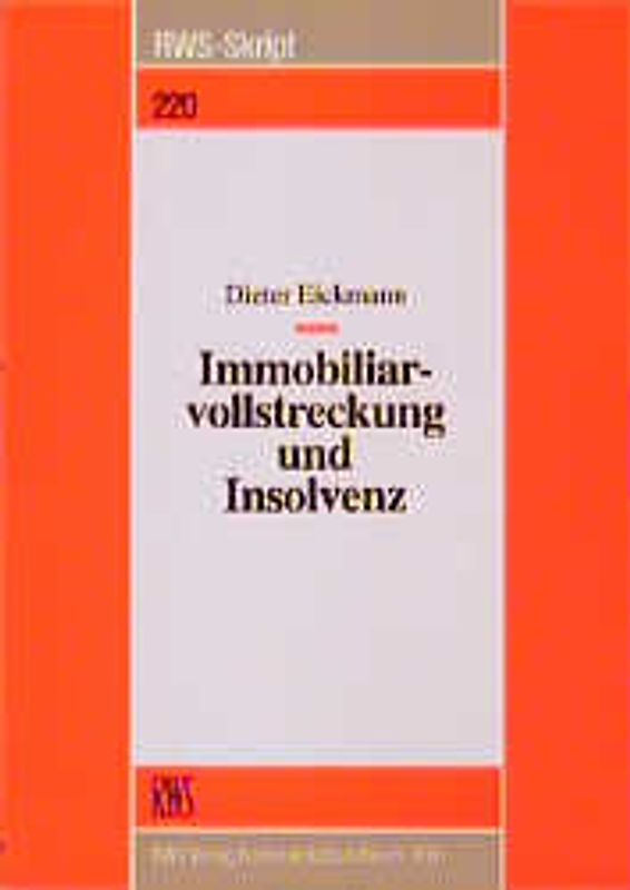 Immobiliarvollstreckung und Insolvenz