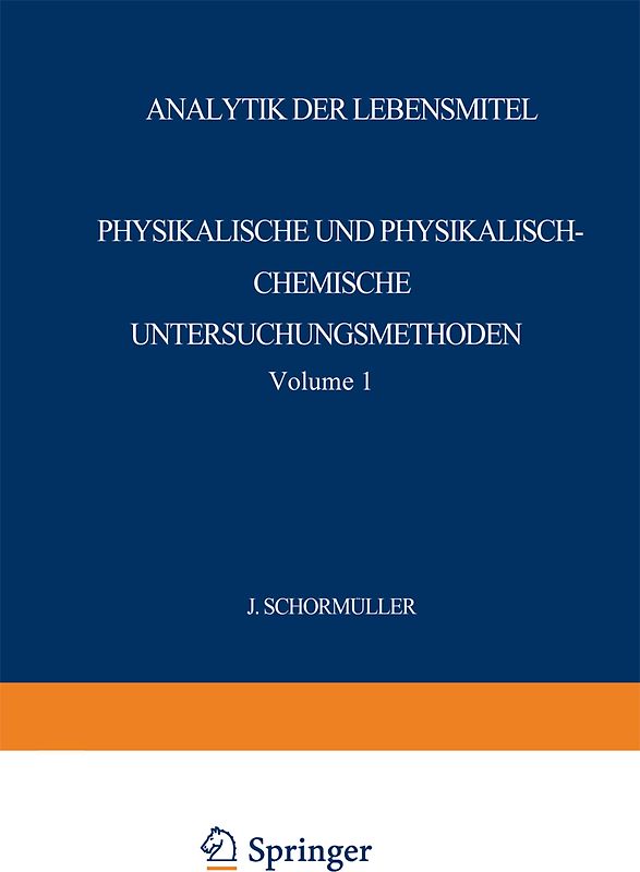 Analytik der Lebensmittel