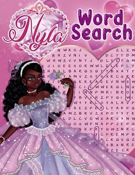 Princess Nyla Word Search Activity Book For Girls and Women