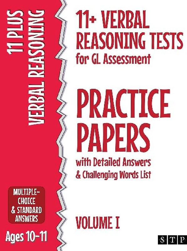 11+ Verbal Reasoning Tests for GL Assessment Practice Papers with Detailed Answers & Challenging Words List