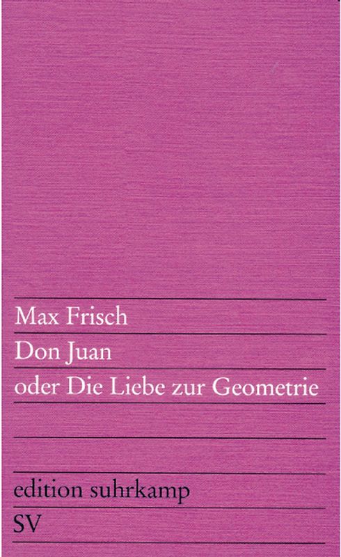 Don Juan oder Die Liebe zur Geometrie