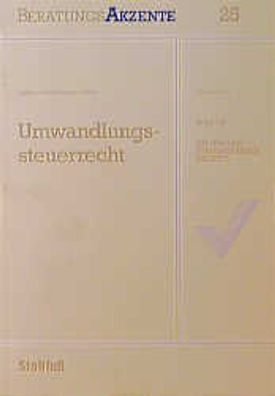 Umwandlungssteuerrecht (Broschiert)