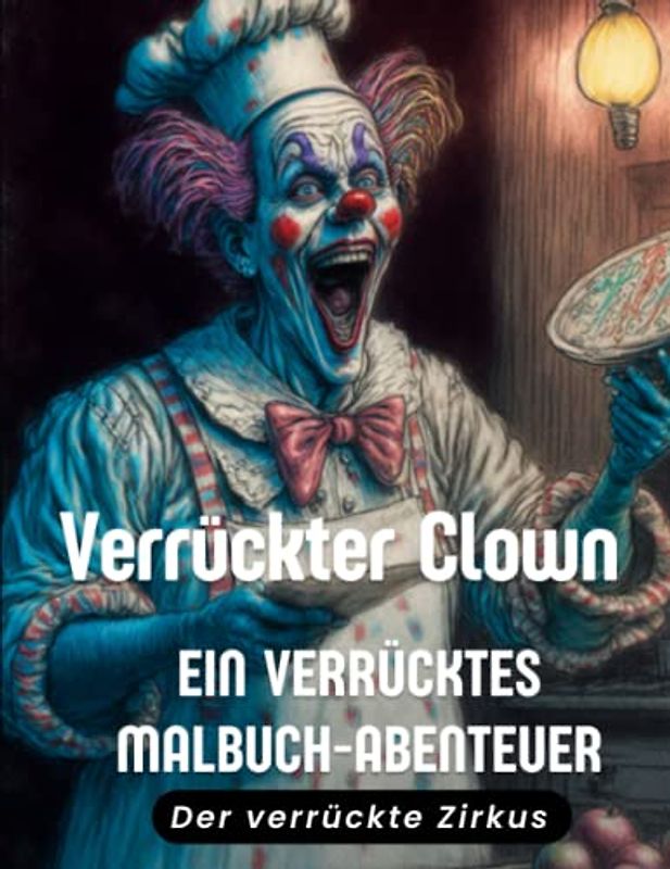 Verrückter Clown - Der verrückte Zirkus - Ein verrücktes Malbuch-Abenteuer