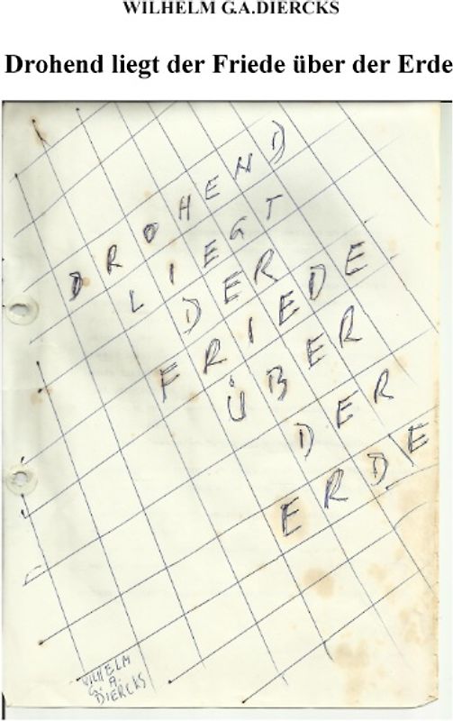 Drohend liegt der Friede über der Erde