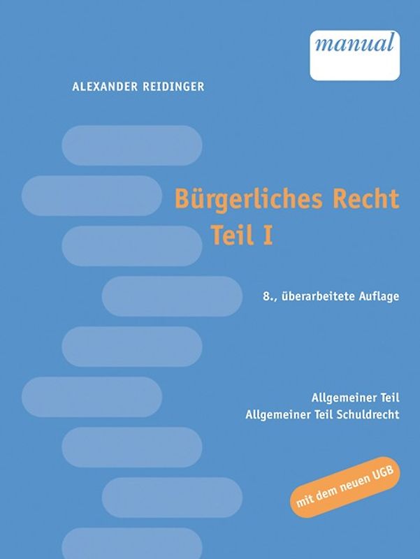 Bürgerliches Recht Teil I, manual