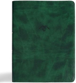 CSB Men of Character Bible, Revised and Updated, Forest Leathertouch