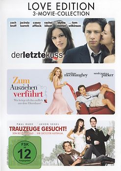 Der letzte Kuss / Zum Ausziehen verführt / Trauzeuge gesucht! [3 DVDs, Love Edition] DVD