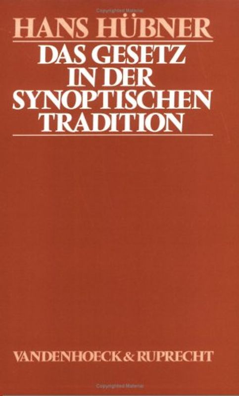 Das Gesetz in der synoptischen Tradition. Studien zur These einer progressiven Qumranisierung und Judaisierung innerhalb der synoptischen Tradition