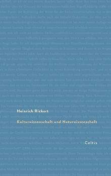 Kulturwissenschaft und Naturwissenschaft