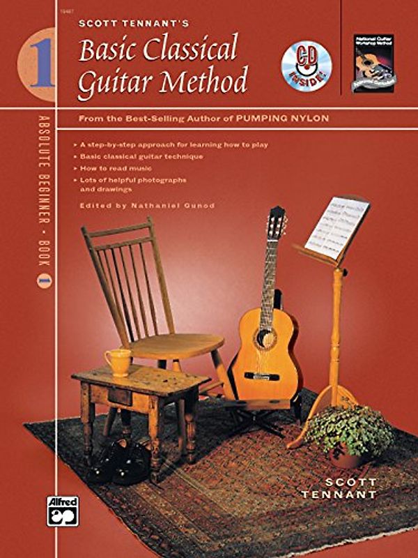 Basic Classical Guitar Method, Bk 1: From the Best-Selling Author of Pumping Nylon, Book & DVD - Tennant, Scott
