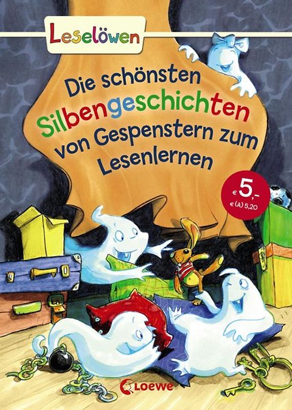 Leselöwen - Das Original - Die schönsten Silbengeschichten von Gespenstern zum Lesenlernen