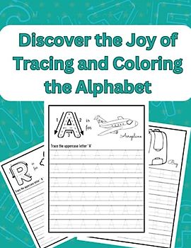 Discover the Joy of Tracing and Coloring the Alphabet: Discover the captivating "ABC Adventure" - an engaging and educational book that combines alphabet tracing and coloring activities.