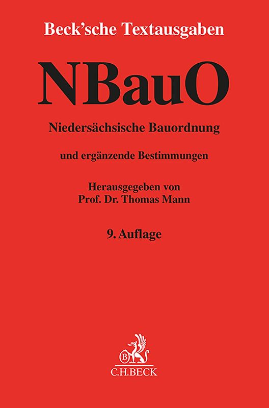 Niedersächsische Bauordnung. NBauO