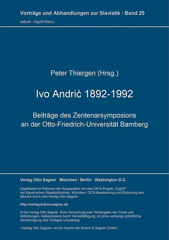 Ivo Andrić 1892-1992