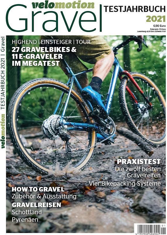 Gravel Velomotion Testjahrbuch 2021