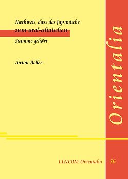 Nachweis, dass das Japanische zum ural-altaischen Stamme gehört