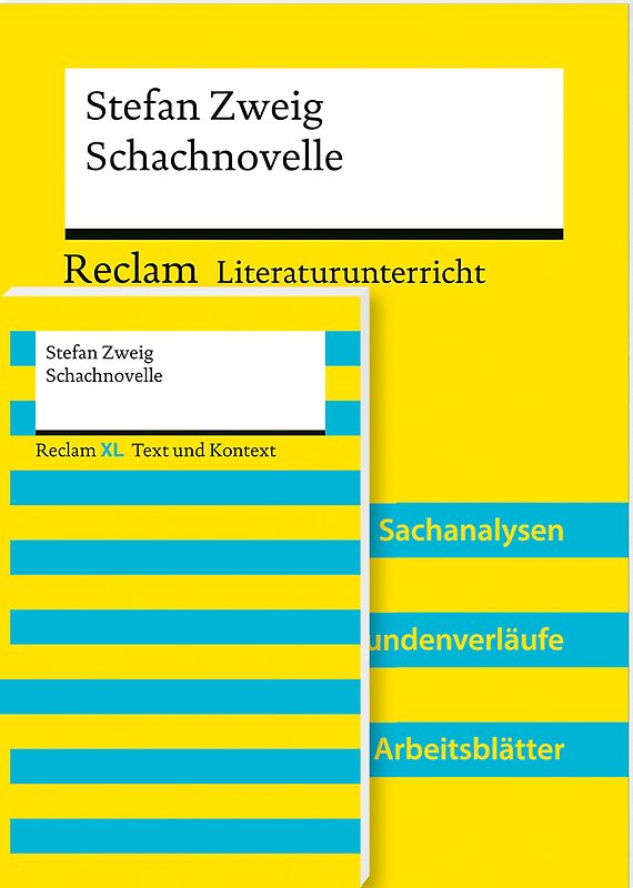Lehrerpaket »Stefan Zweig: Schachnovelle«: Textausgabe und Lehrerband