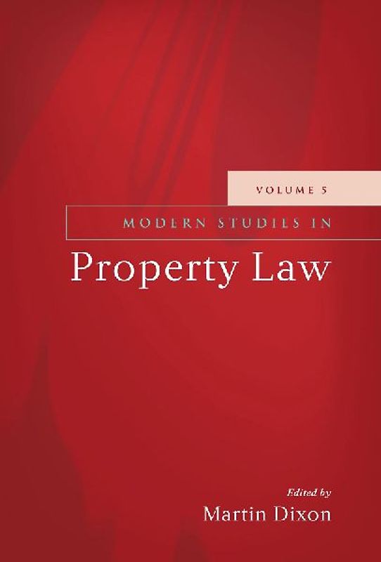 Modern Studies in Property Law