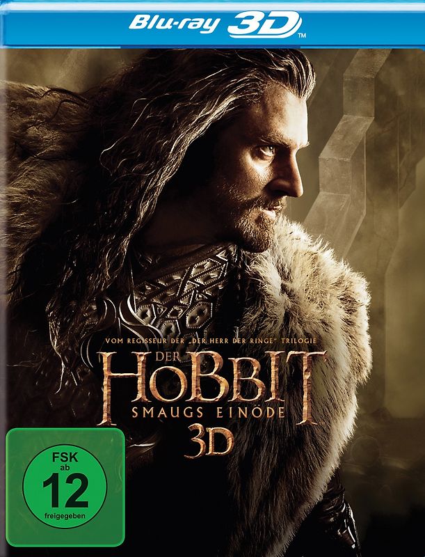 Der Hobbit: Smaugs Einöde 3D [4 Discs, inkl. 2D Version] 3D Blu-ray Disc