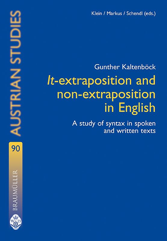 It-extraposition and non-extraposition in English
