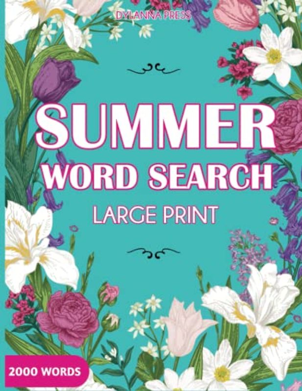 Summer Word Search Large Print
