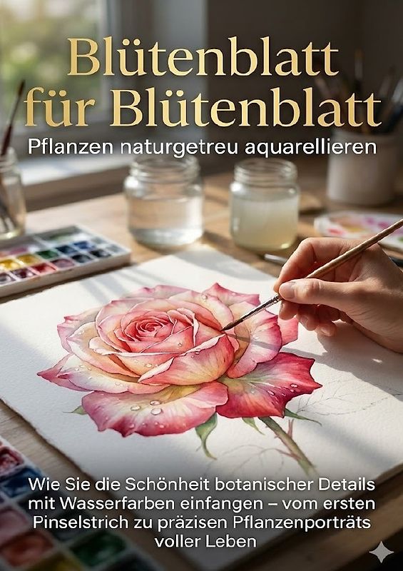 Blütenblatt für Blütenblatt: Pflanzen naturgetreu aquarellieren