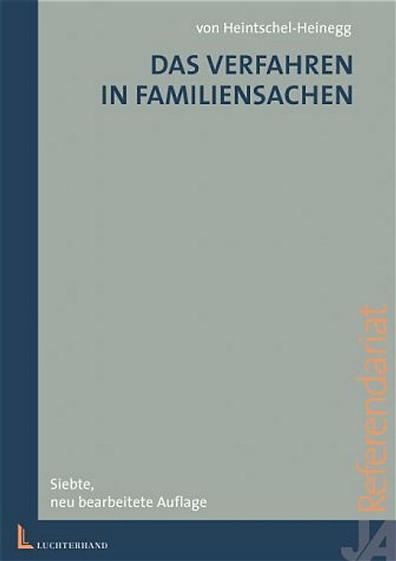 Das Verfahren in Familiensachen