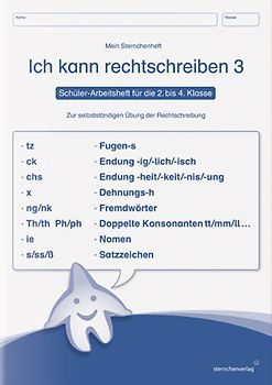 Ich kann rechtschreiben 3 - Schülerarbeitsheft für die 2. bis 4. Klasse - neues Design